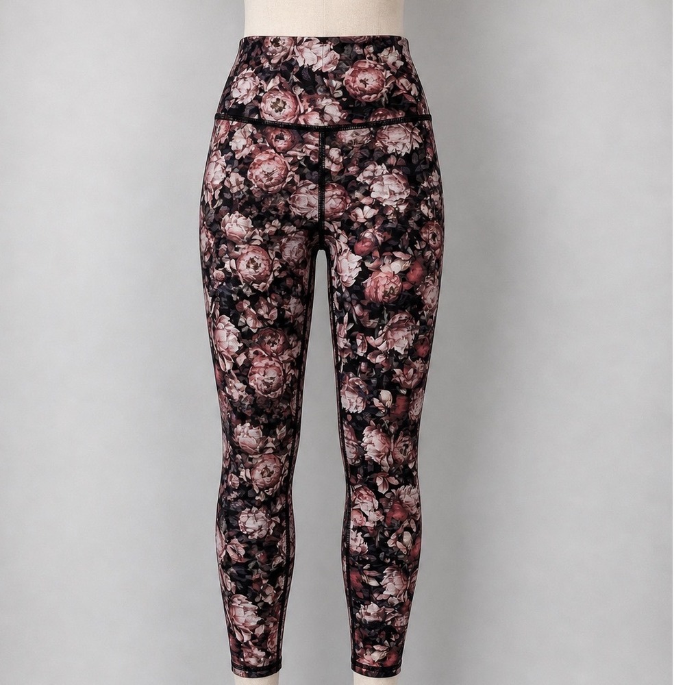Lululemon Wunder Under High-Rise Tight Peony Flower Black Floral W5ASO Size 6